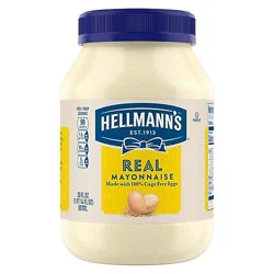 Hellmanns Real Mayonnaise Jar - 30 Fl. Oz