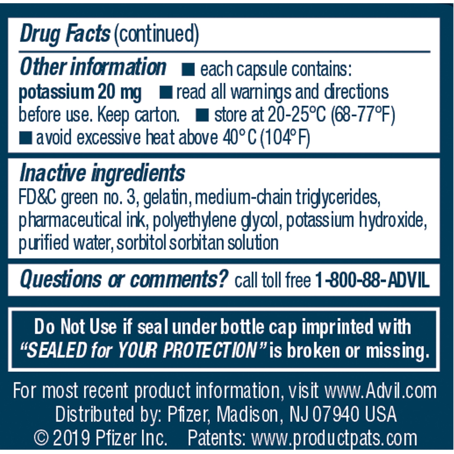 slide 5 of 7, Advil Liqui-Gels minis Pain Reliever and Fever Reducer, Ibuprofen 200mg for Pain Relief - 20 Liquid Filled Capsules, 20 ct