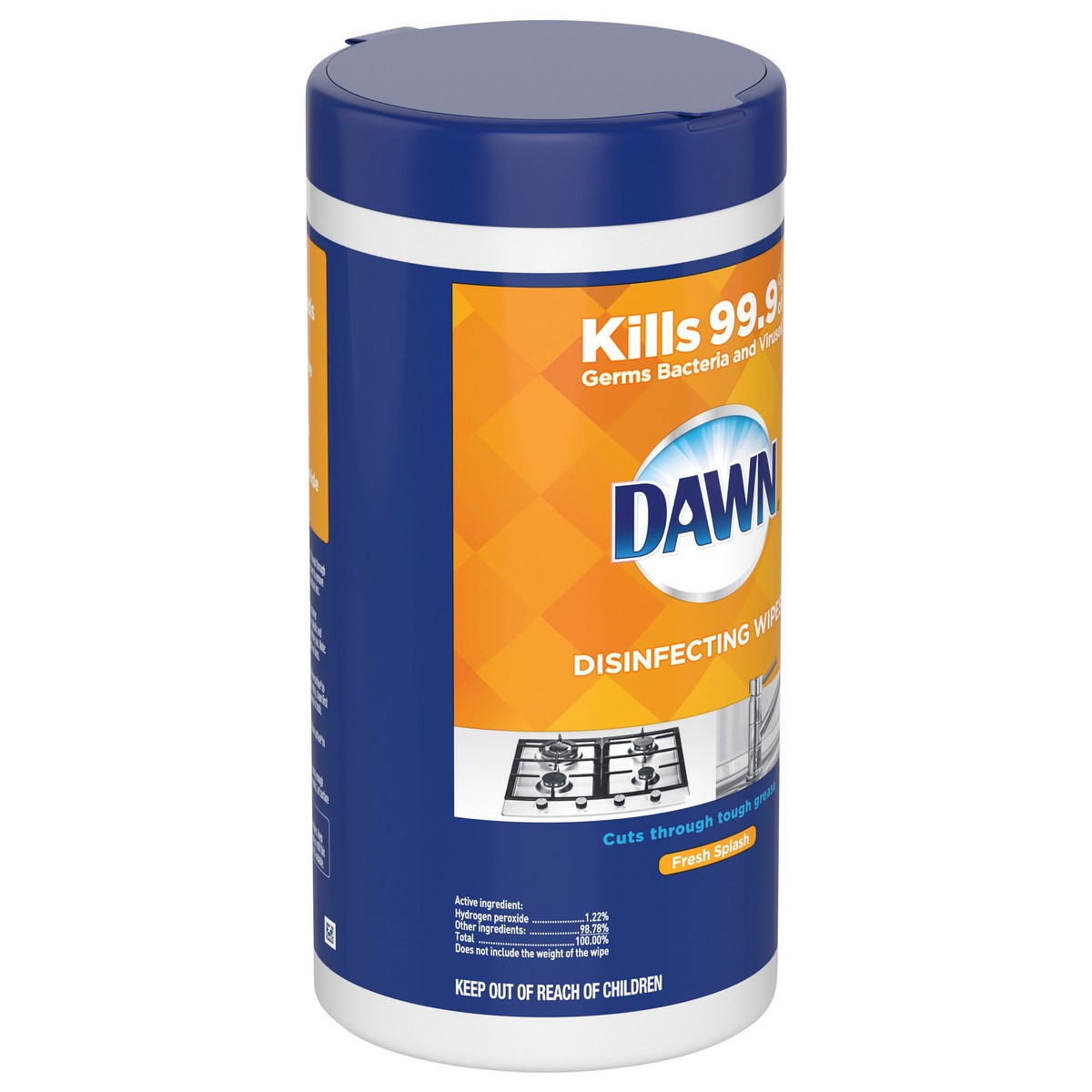 slide 2 of 3, Dawn Disinfecting Wipes, Fresh Scent, 75 count, 75 ct