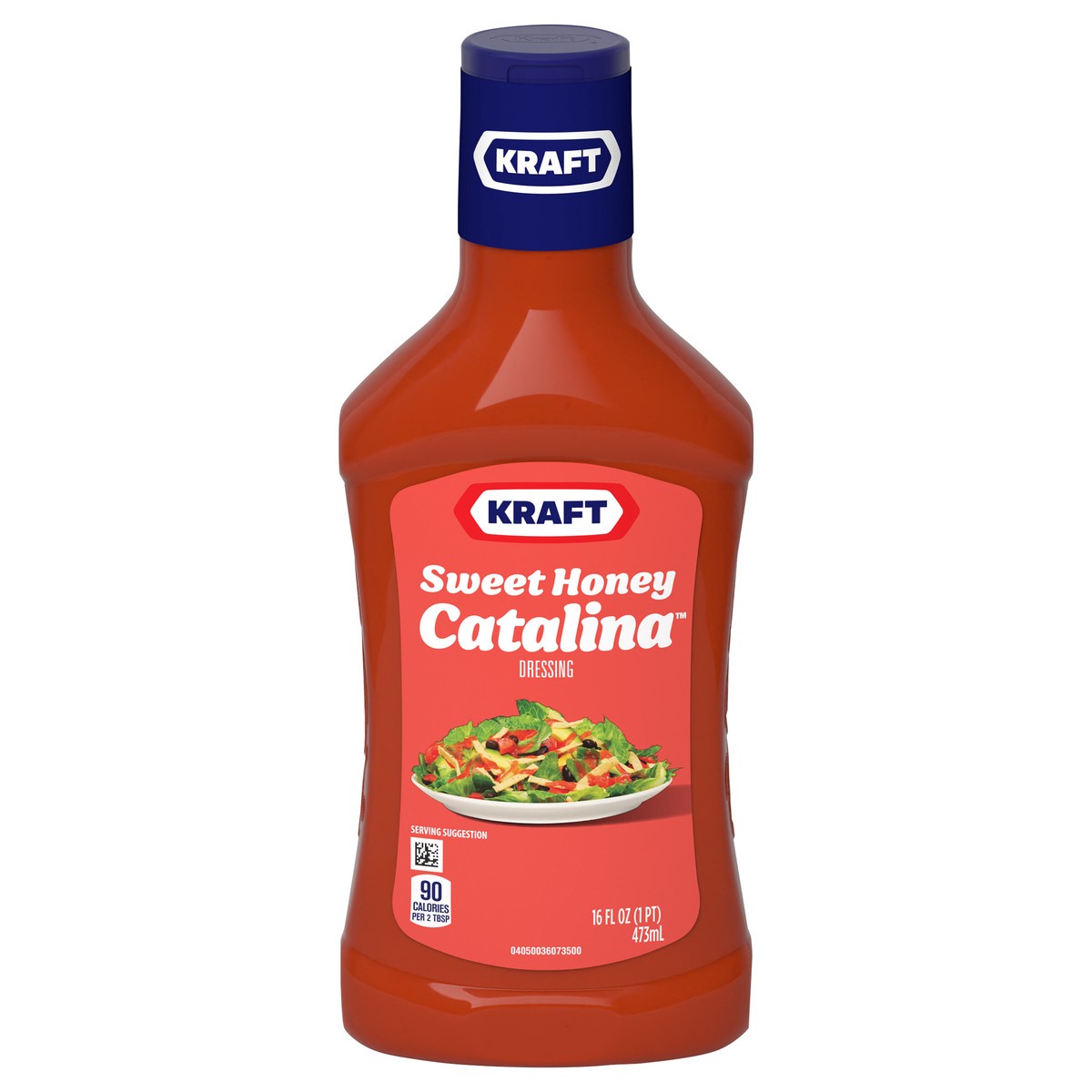 slide 12 of 13, Kraft Sweet Honey Catalina Salad Dressing Bottle - 16 Fl. Oz., 16 fl oz
