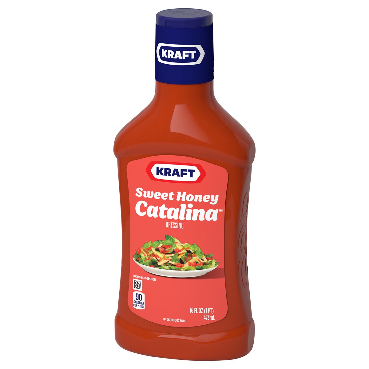 slide 9 of 13, Kraft Sweet Honey Catalina Salad Dressing Bottle - 16 Fl. Oz., 16 fl oz