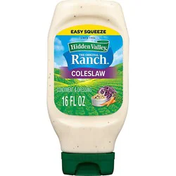Hidden Valley Coleslaw Salad Dressing And Topping - 16 Oz