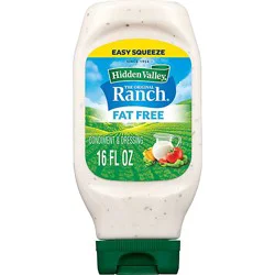 Hidden Valley Gluten Free Original Ranch Fat Free Salad Dressing & Topping - 16 Oz