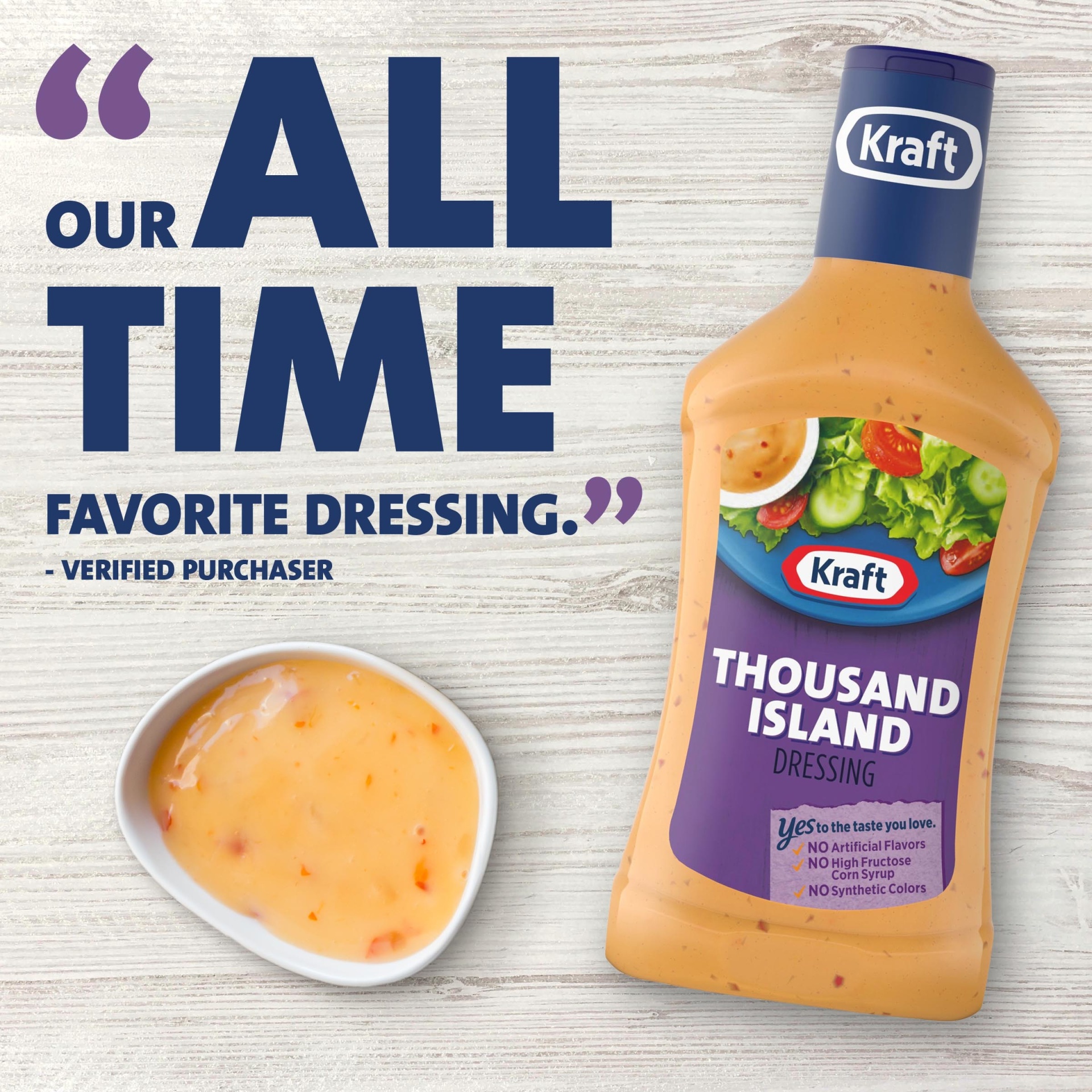 slide 6 of 12, Kraft Thousand Island Dressing, 16 fl oz