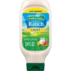 Hidden Valley Original Ranch Light Salad Dressing & Topping - 24 Oz