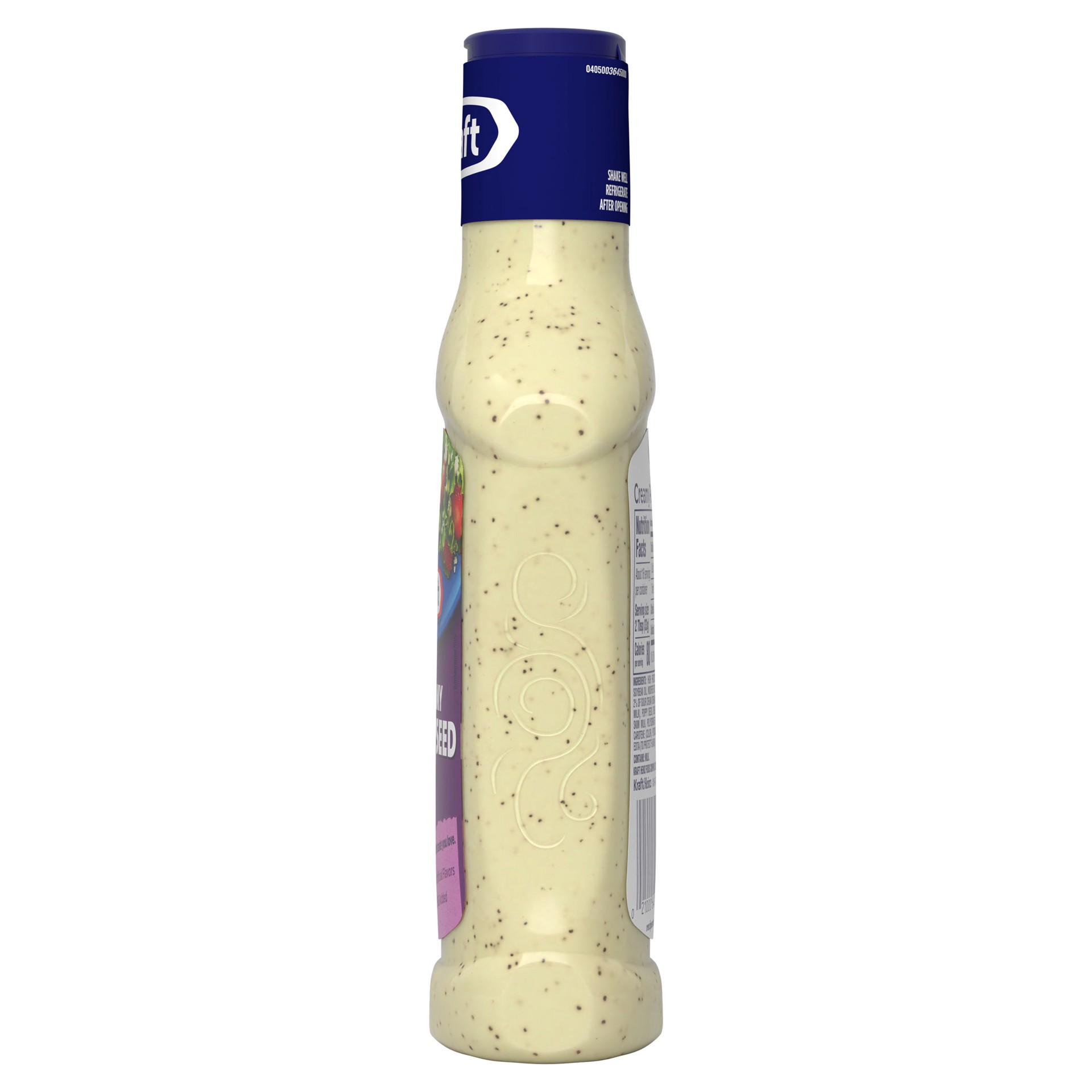 slide 6 of 8, Kraft Creamy Poppyseed Salad Dressing Bottle - 16 Fl. Oz., 16 fl oz