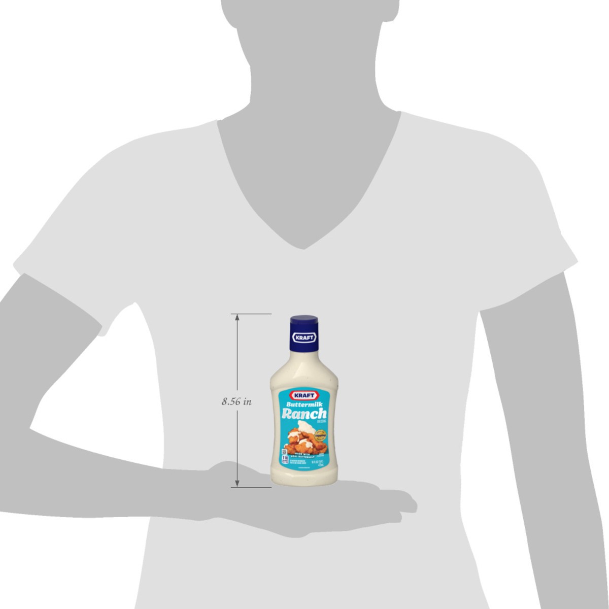 slide 13 of 13, Kraft Buttermilk Ranch Salad Dressing Bottle - 16 Fl. Oz., 16 fl oz