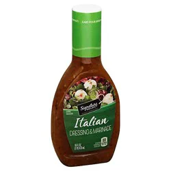 Signature Select Italian Dressing And Marinade - 16 Fl. Oz.
