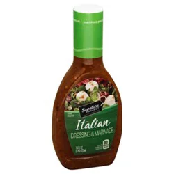 Signature Select Italian Dressing And Marinade - 16 Fl. Oz.