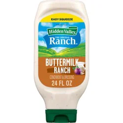 Hidden Valley Gluten Free Buttermilk Ranch Salad Dressing And Topping - 24 Oz