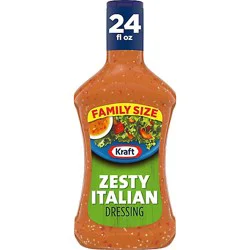 Kraft Zesty Italian Dressing Family Size - 24 Fl. Oz.