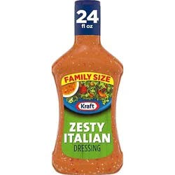 Kraft Zesty Italian Dressing Family Size - 24 Fl. Oz.