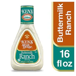 Kens Steak House Dressing Buttermilk Ranch - 16 Fl. Oz.