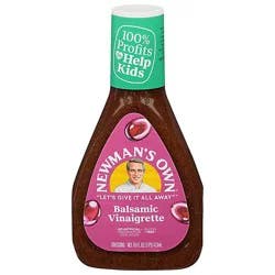 Newmans Own Dressing Balsamic - 16 Fl. Oz.