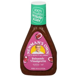 Newmans Own Dressing Balsamic - 16 Fl. Oz.