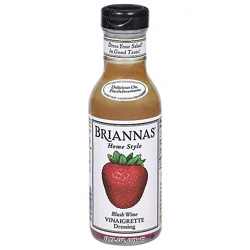 Briannas Dressing Home Style Vinaigrette Blush Wine - 12 Fl. Oz.