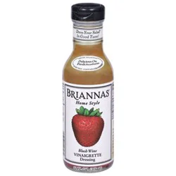 Briannas Dressing Home Style Vinaigrette Blush Wine - 12 Fl. Oz.
