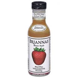 Briannas Dressing Home Style Vinaigrette Blush Wine - 12 Fl. Oz.