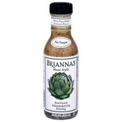 Briannas Dressing Home Style Vinaigrette Real French - 12 Fl. Oz.