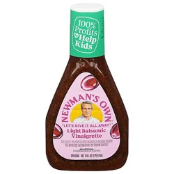 Newmans Own Lite Vinaigrette Balsamic - 16 Fl. Oz.