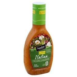 Signature Select Lite Italian Dressing And Marinade - 16 Fl. Oz.