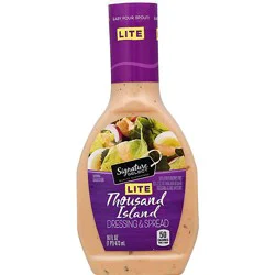 Signature Select Lite Thousand Island Dressing And Spread - 16 Fl. Oz.