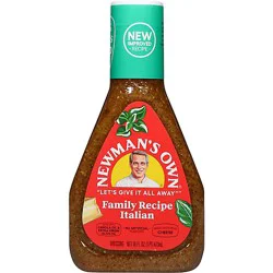 Newmans Own Dressing Family Recipe Italian - 16 Fl. Oz.