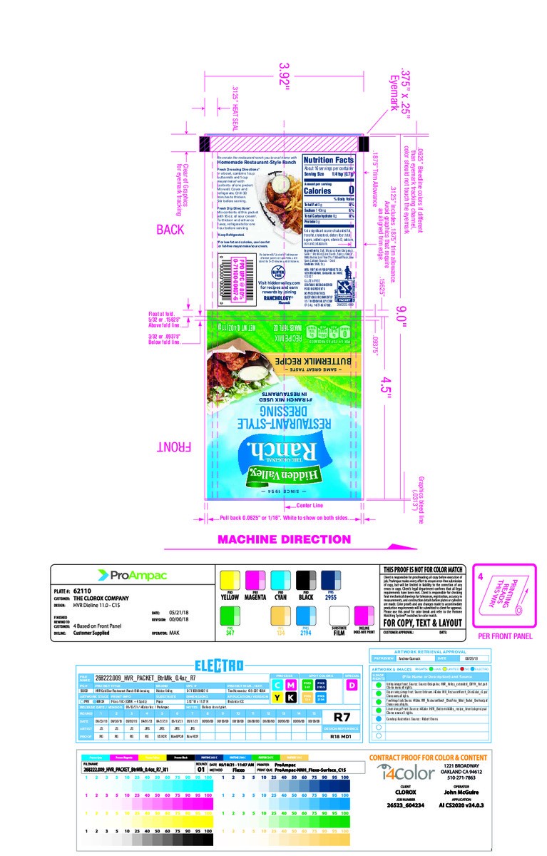 slide 10 of 11, Hidden Valley Salad Dressing & Seasoning Mix Buttermilk Recipe - 0.4 Oz, 0.4 oz