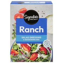 Signature Select Ranch Salad Dressing And Seasoning Mix Pack - 4-1 Oz