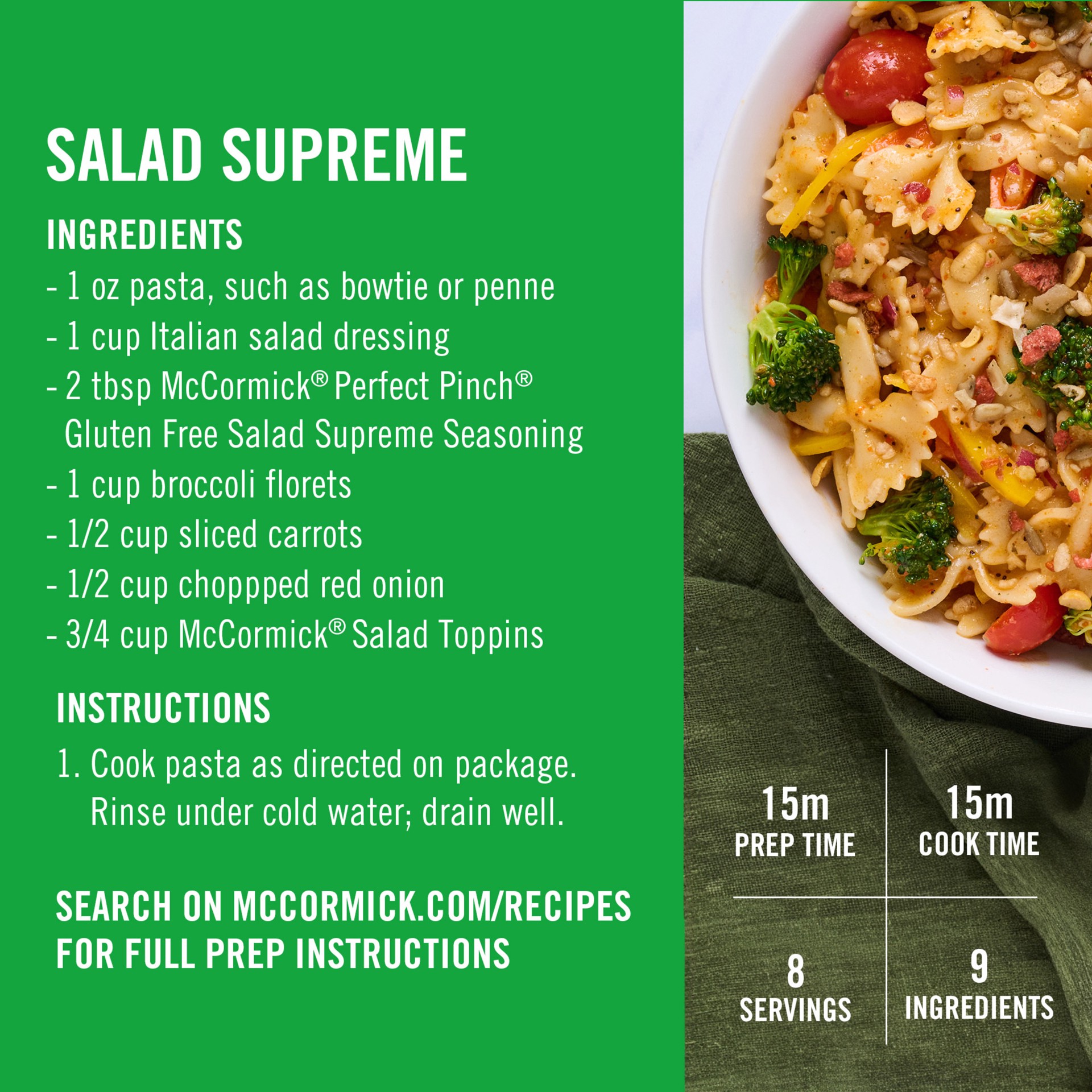 slide 2 of 7, Mccormick Crunchy & Flavorful Salad Toppings - 3.75 Oz, 3.75 oz