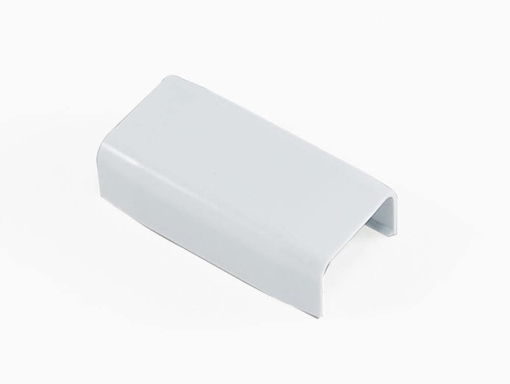 slide 1 of 3, MonoSystems CableHider 2 -Piece White Raceway coupling kit, 1 ct