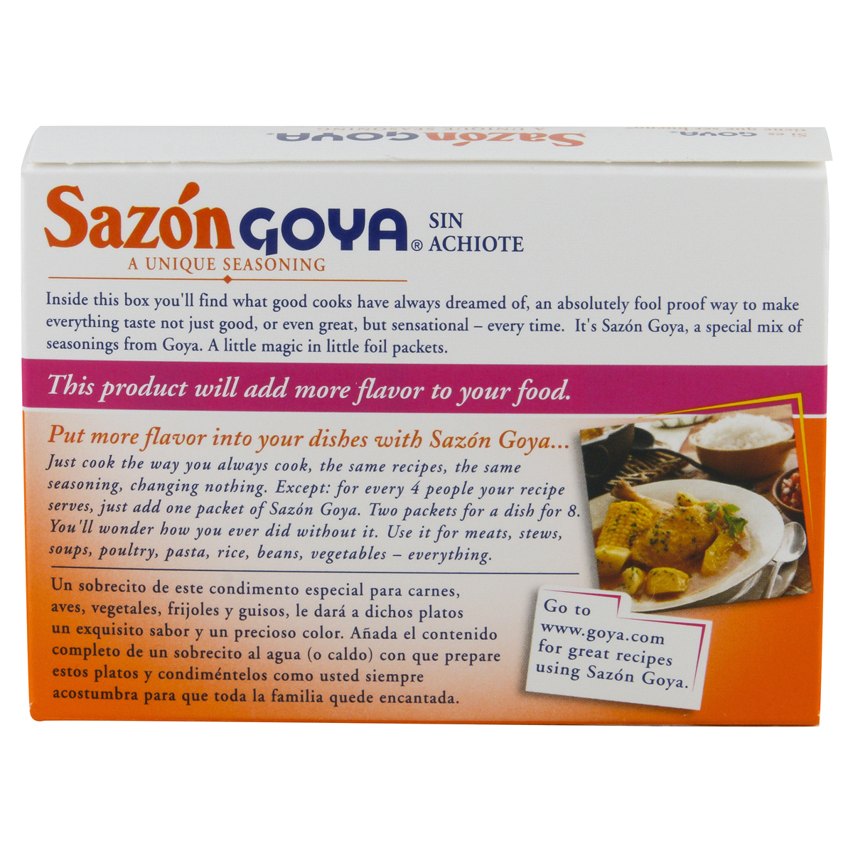 Goya Sazon Seasoning Without Annatto 2 11 Oz Shipt