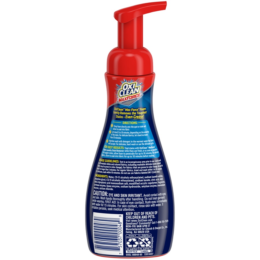 slide 2 of 4, Oxi-Clean Max Force Laundry Stain Remover Foam, 9 oz