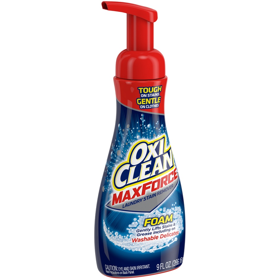 slide 3 of 4, Oxi-Clean Max Force Laundry Stain Remover Foam, 9 oz