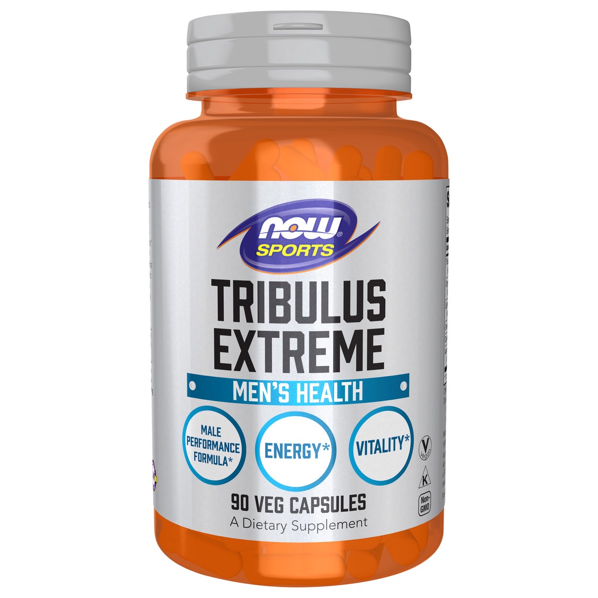 slide 1 of 5, NOW Tribulus Extreme - 90 Veg Capsules, 90 ct