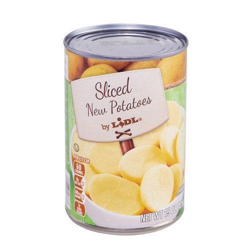 slide 1 of 1, sliced new potatoes, 15 oz