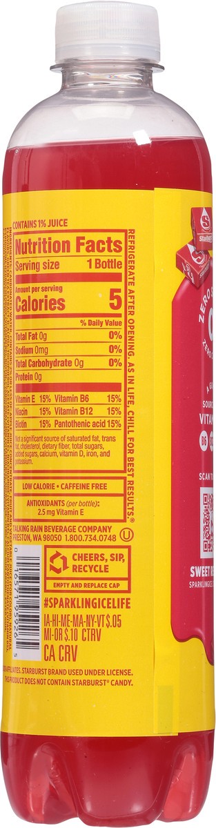 slide 7 of 14, Sparkling ICE STARBURST Cherry - 17 fl oz, 17 fl oz