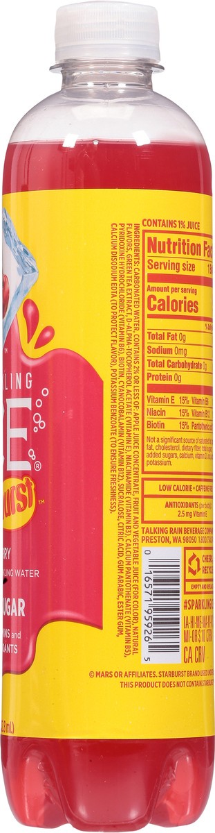 slide 9 of 14, Sparkling ICE STARBURST Cherry - 17 fl oz, 17 fl oz