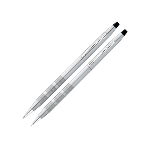 slide 1 of 1, Cross Classic Century Pen And Pencil Set, Satin Chrome, 1 ct