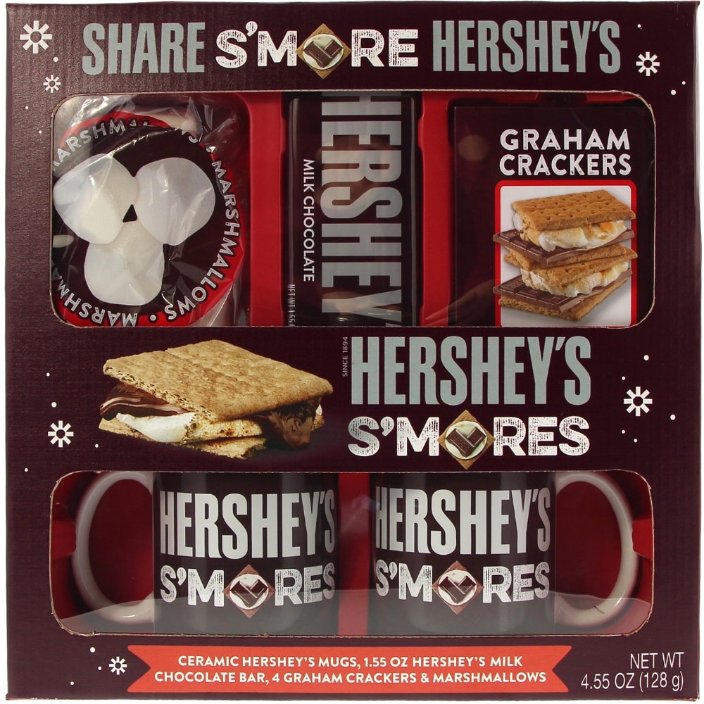 slide 1 of 1, Hershey's S'Mores Chocolate 2 Mug Gift Set, 3.94 oz