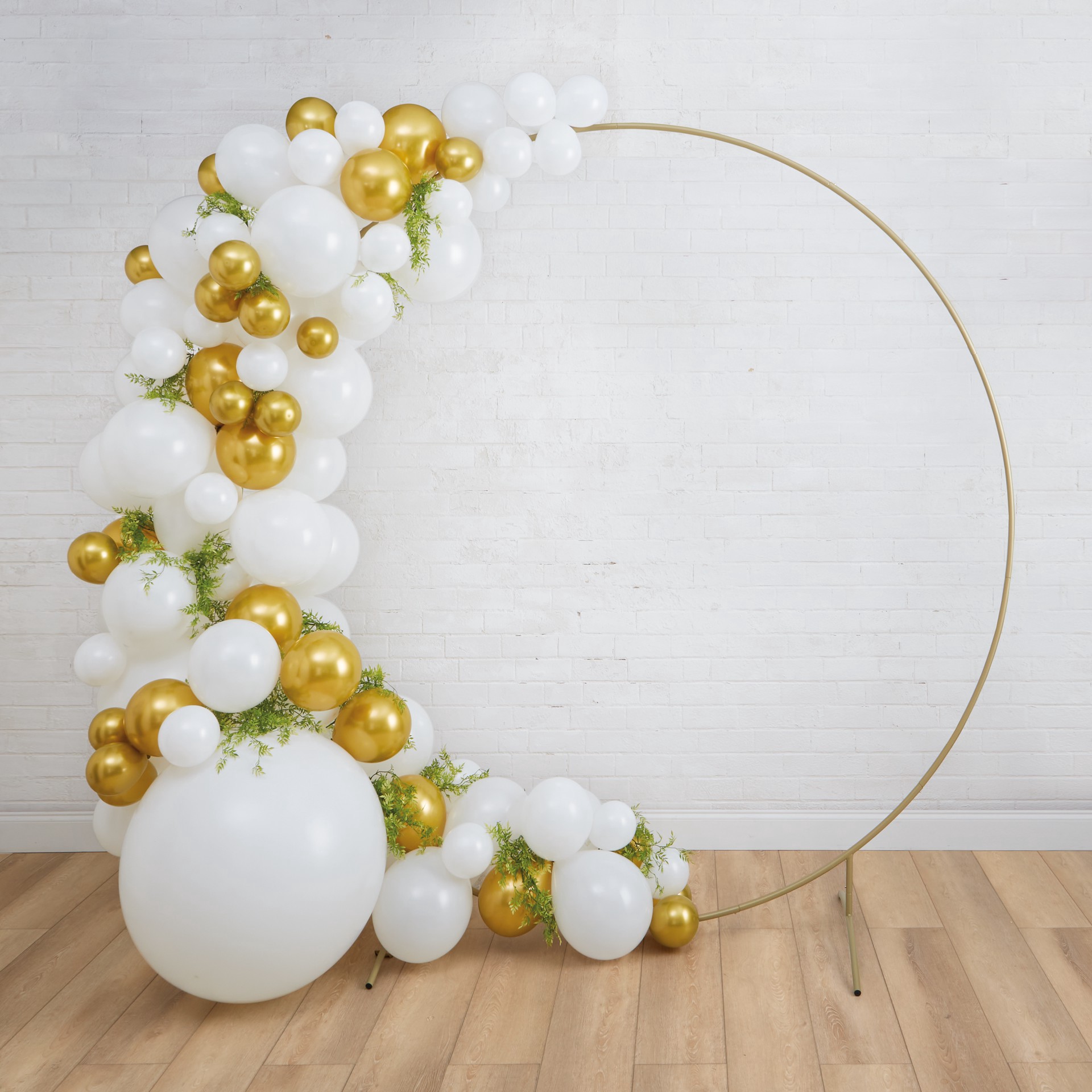 slide 2 of 4, 7.5ft. Gold Decorative Wedding Arch By Celebrate It, 7.5 ft