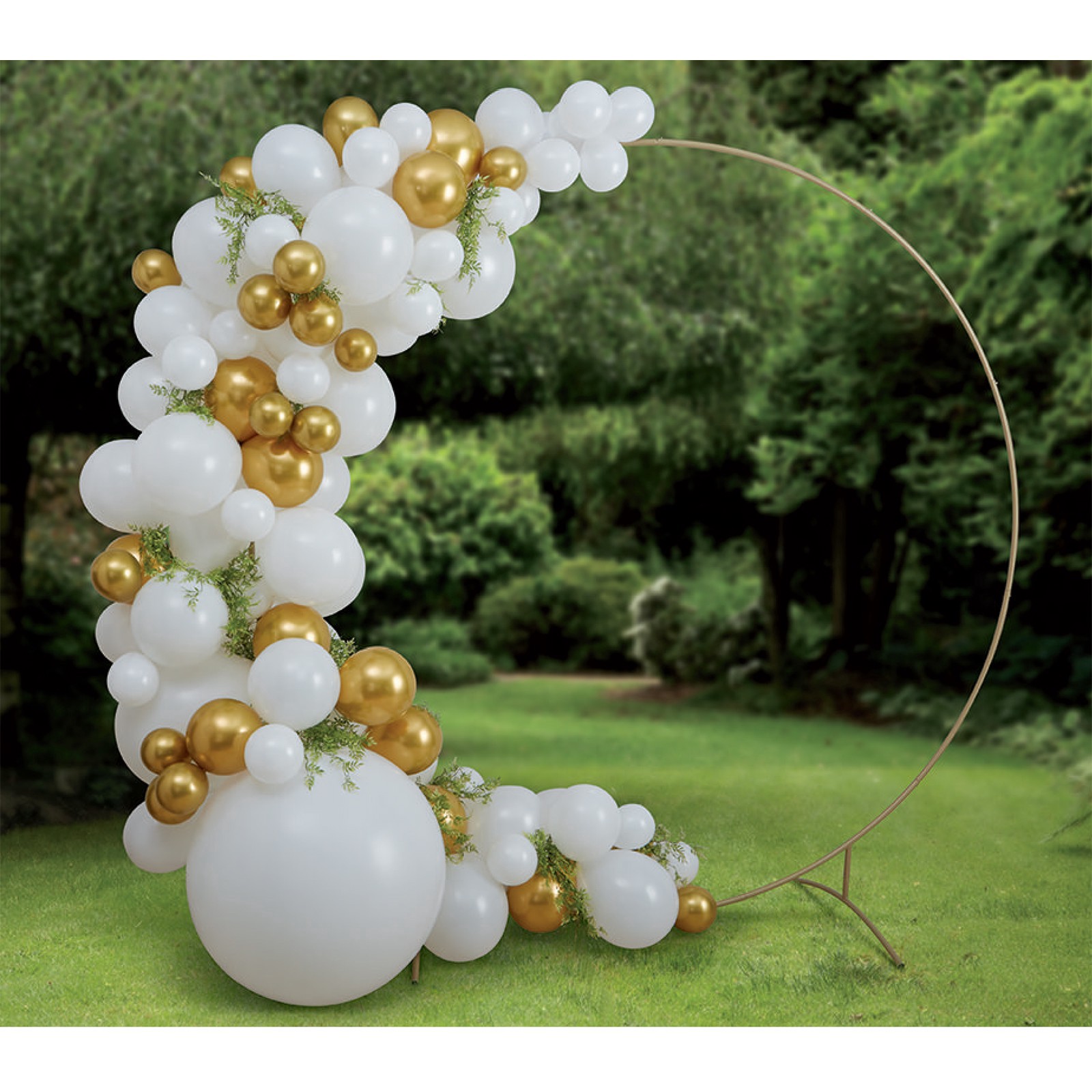 slide 3 of 4, 7.5ft. Gold Decorative Wedding Arch By Celebrate It, 7.5 ft