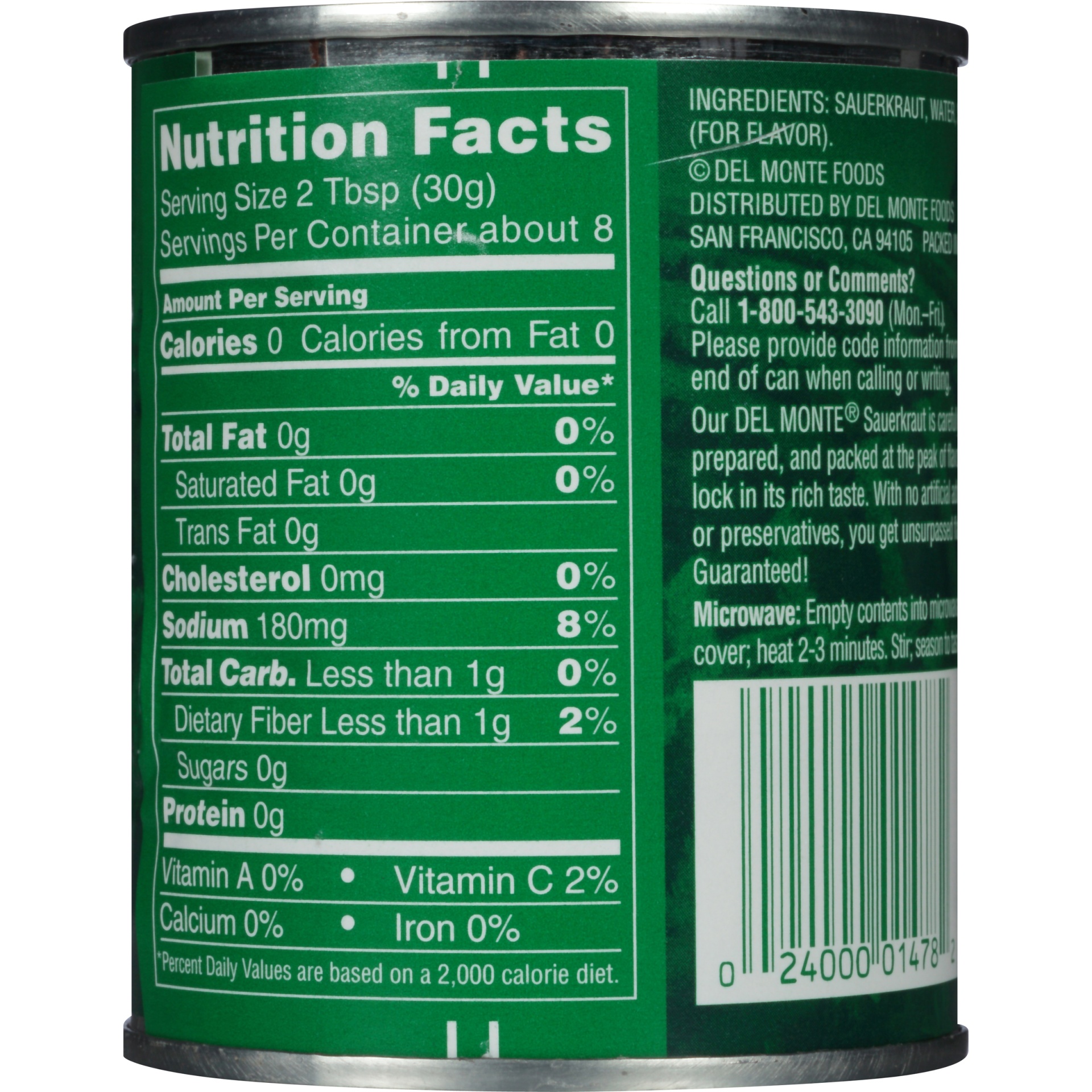 slide 4 of 6, Del Monte Sauerkraut 8 oz, 8 oz