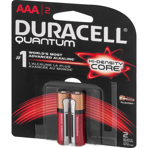 slide 2 of 9, Duracell Quantam Aaa, 2 ct