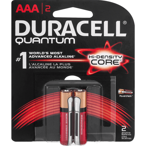 slide 3 of 9, Duracell Quantam Aaa, 2 ct