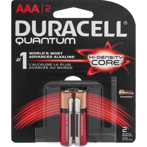 slide 1 of 9, Duracell Quantam Aaa, 2 ct