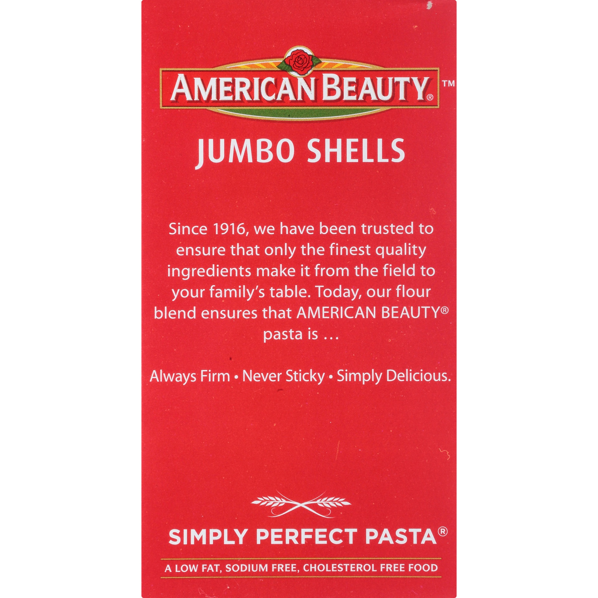 slide 3 of 8, American Beauty Jumbo Pasta Shells, 12 oz