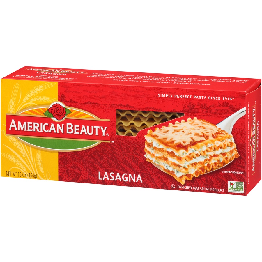 slide 8 of 8, American Beauty Lasagna Noodles, 16 oz