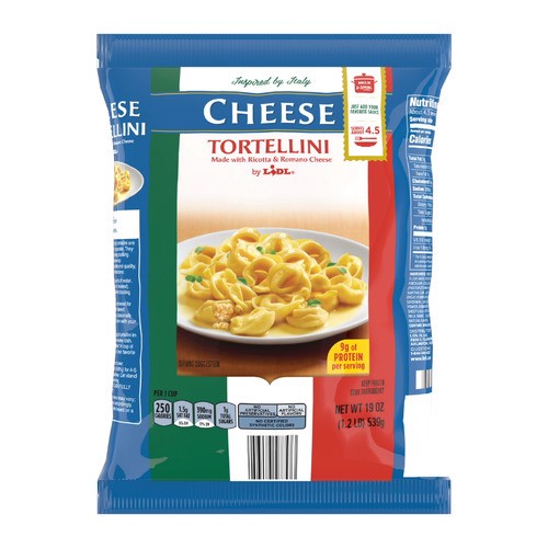 slide 1 of 1, frozen cheese tortellini, 19 oz