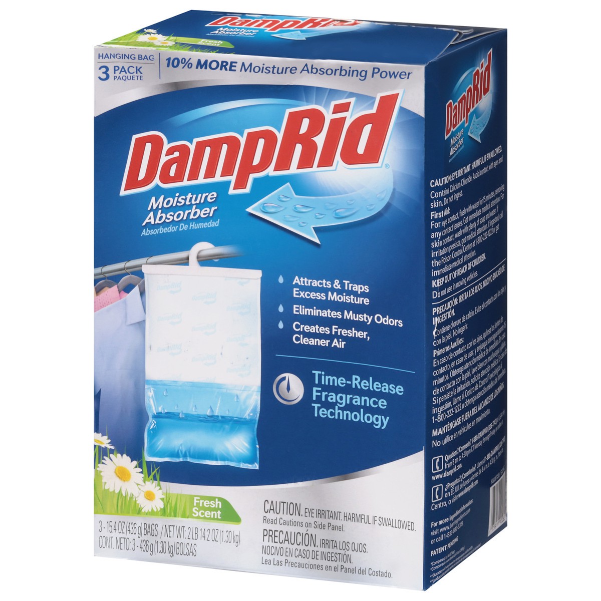 slide 5 of 12, DampRid Hanging Bag Fresh Scent Moisture Absorber 3 - 15.4 oz Bags, 3 ct